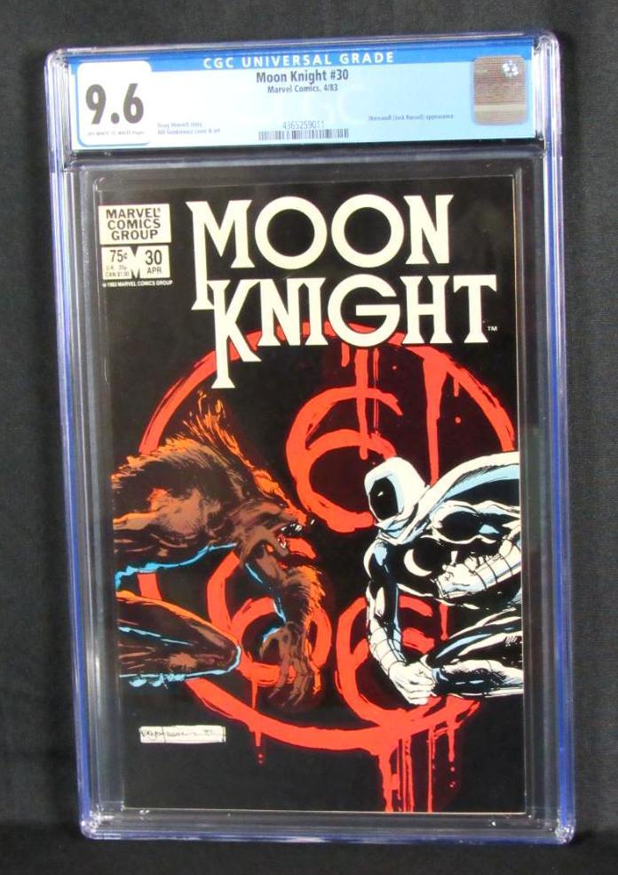 Moon Knight #30 (1983) Bronze Age Sienkiewicz Werewolf by Night! CGC 9.6