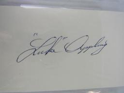 Luke Appling (Baseball Hall Of Famer) Signed Index Card Slabbed/ Authentic BECKETT