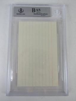 Luke Appling (Baseball Hall Of Famer) Signed Index Card Slabbed/ Authentic BECKETT