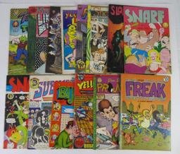 Lot (16) Vintage Underground Comics