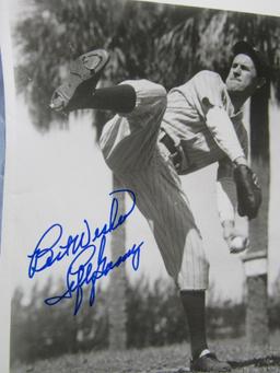 Hall of Famer Lefty Gomez Signed 8x10 Photo JSA COA