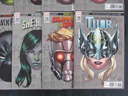 Lot (14) Asst. Marvel Mike McKone Headshot Variants/ Various Titles