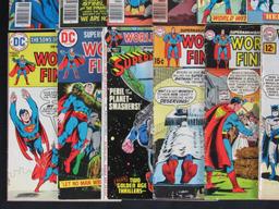 Lot (17) Silver-Bronze Age Worlds Finest- Superman/ Batman Comics