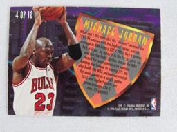 1995-96 Fleer Ultra Scoring Kings "Hot Pack" Insert Complete Set w/ Michael Jordan & Shaq