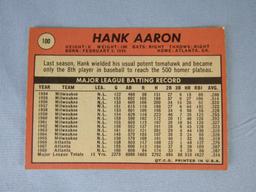1969 Topps #100 Hank Aaron