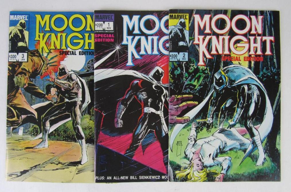 Moon Knight Special Edition (1983) #1, 2, 3 Set