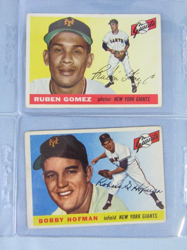 Lot (14) Asst. 1955 Topps Baseball Cards