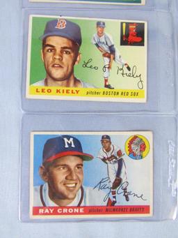 Lot (14) Asst. 1955 Topps Baseball Cards