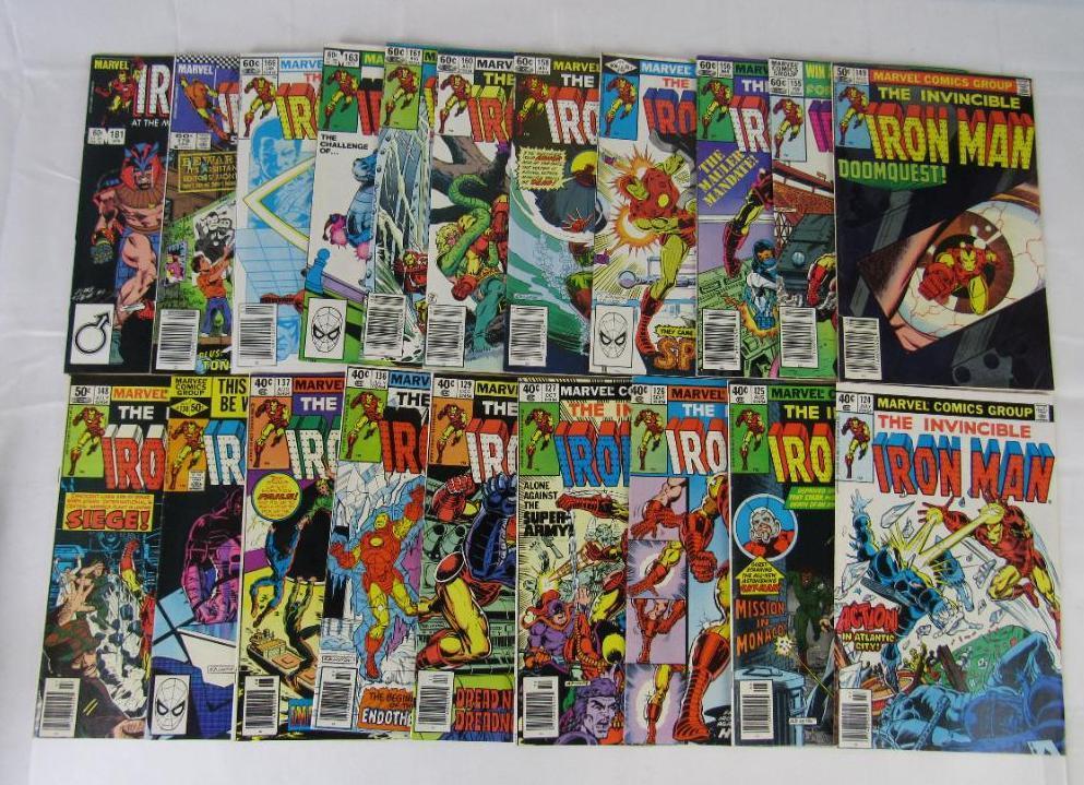 Iron Man Bronze Age Lot (20 Diff) #124-181