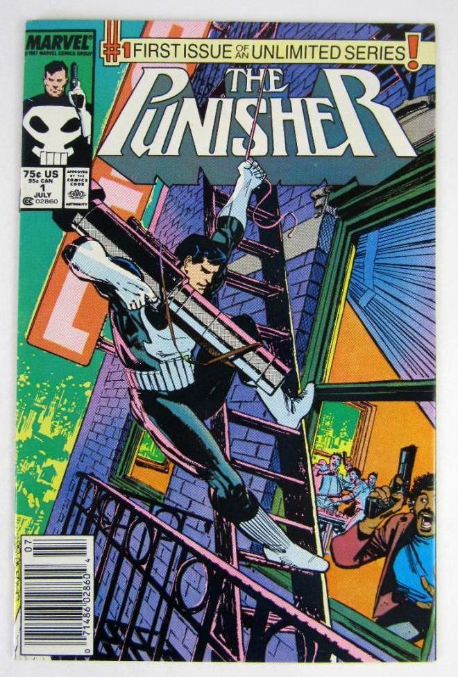 Punisher #1 (1987) Newsstand/ Key 1st Issue