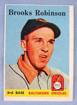 1958 Topps #307 Brooks Robinson 2nd Year Card