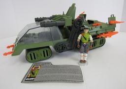 Vintage 1986 GI Joe H.A.V.O.K. Vehicle Complete w/Cross Country & File Card