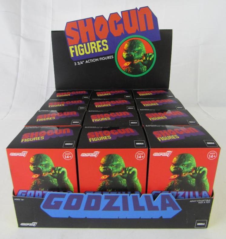 Super 7 SHOGUN Godzilla Figures Full Box Blind Box Packs Sealed!