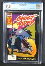 Ghost Rider v2 #1 (1990) KEY 1st Dan Ketch (New Ghost Rider) 1st Print CGC 9.8
