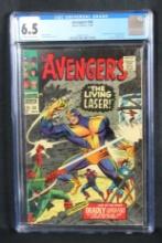 Avengers #34 (1966) Key 1st Appearance Living Laser/ Silver Age CGC 6.5