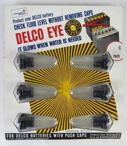 Vintage 1965 Delco Battery "EYE" Set Sealed NOS. Mint