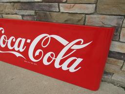 Antique Coca Cola Porcelain 5 ft. "Sled" Sign Coke