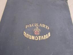 Rare 1935 Packard "Round Table" Meeting/ Presentation Portfolio "The Shadow of a Woman"