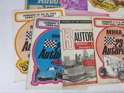 Grouping of Vintage Detroit Autorama Programs (1959-1970's) Cobo Hall