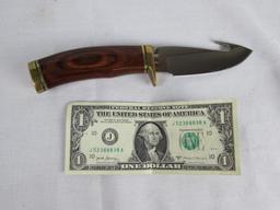 Beautiful Buck #191 Fixed Blade Hunting Knife w/ Rosewood Handle 8 1/2"