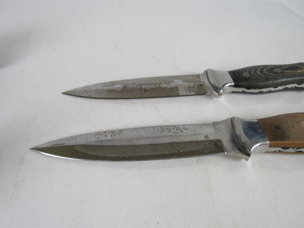 (2) CFK Custom Daggers in Sheaths~ Beautiful Knives!