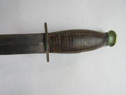 Antique WWII Taylor Sheffield England Dagger / Fighting Knife "Eye Witnessed"