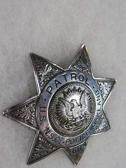 Vintage Obsolete US NSC (National Security Council?) Police Patrol Badge- Oakland