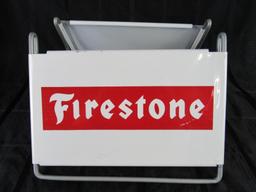 Vintage Firestone Tires Metal Tires Display Stand