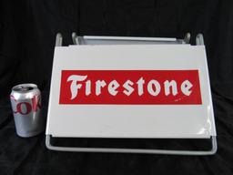Vintage Firestone Tires Metal Tires Display Stand