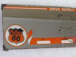 Antique Phillips 66 "Service Reminder" Rear View Mirror- Rudyard, MICH