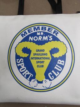 Vintage 1970's/80's Mr. Norm's Sport Club Seat Cushion/ Drag Racing