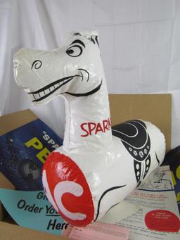 Excellent Vintage AC Spark Plugs "Sparky" Inflatable/ Advertising Kit (1959 Dated)