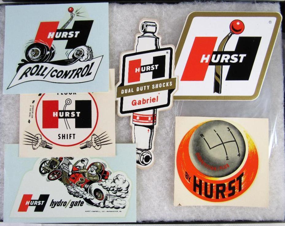 Excellent lot Vintage Muscle Car Era HURST Decals