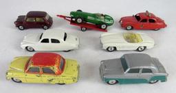 Lot (7) Vintage Corgi 1/43 Scale Diecast Cars Original