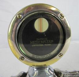 Excellent Vintage Boyce Moto-Meter w/ Eagle & Wings