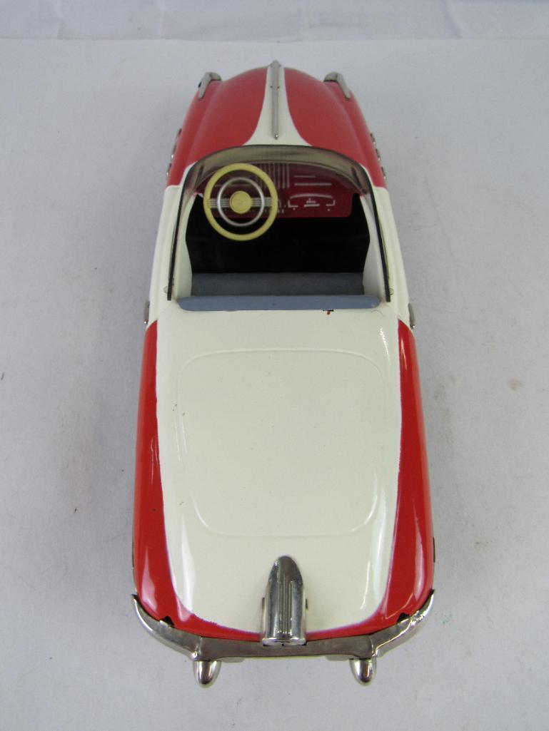 Excellent Vintage Paya (Spain) Tin Friction Futuristic Car 13.5"