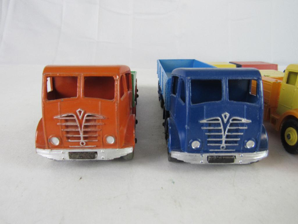 Lot (4) Vintage Dinky Toys Foden Trucks, Low-Loader Trucks, etc