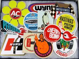 Grouping of Vintage Automotive/ Hot Rod/ Racing Related Decals