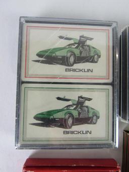 Grouping of Vintage Advertising Playing Card Decks- Kelly Tires, Oldsmobile, Chevy, Perfect Circle.