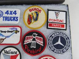 Excellent Lot Vintage Sewn Patches All Automotive-Buick, Mopar, Oldsmobile, Ford, Rambler+++