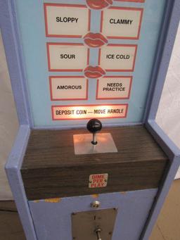 Vintage Urban Industries 10 Cent Coin-Op "KISS-TESTER" Penny Arcade