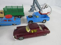 Lot (8) Vintage Corgi 1/43 Scale Diecast Cars Original