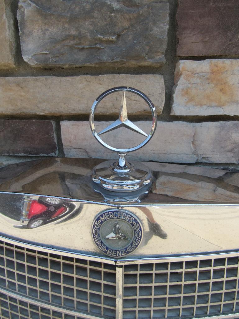 (2) Vintage Original 1970's/80's Mercedes-Benz Chrome Automobile Grills w/ Hood Ornaments