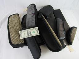 Large Grouping Nice Padded/ Zipper Fixed Blade Knife Cases
