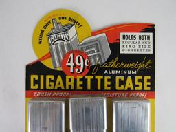 Antique Park Industries Aluminum Cigarette Cases General Store Display
