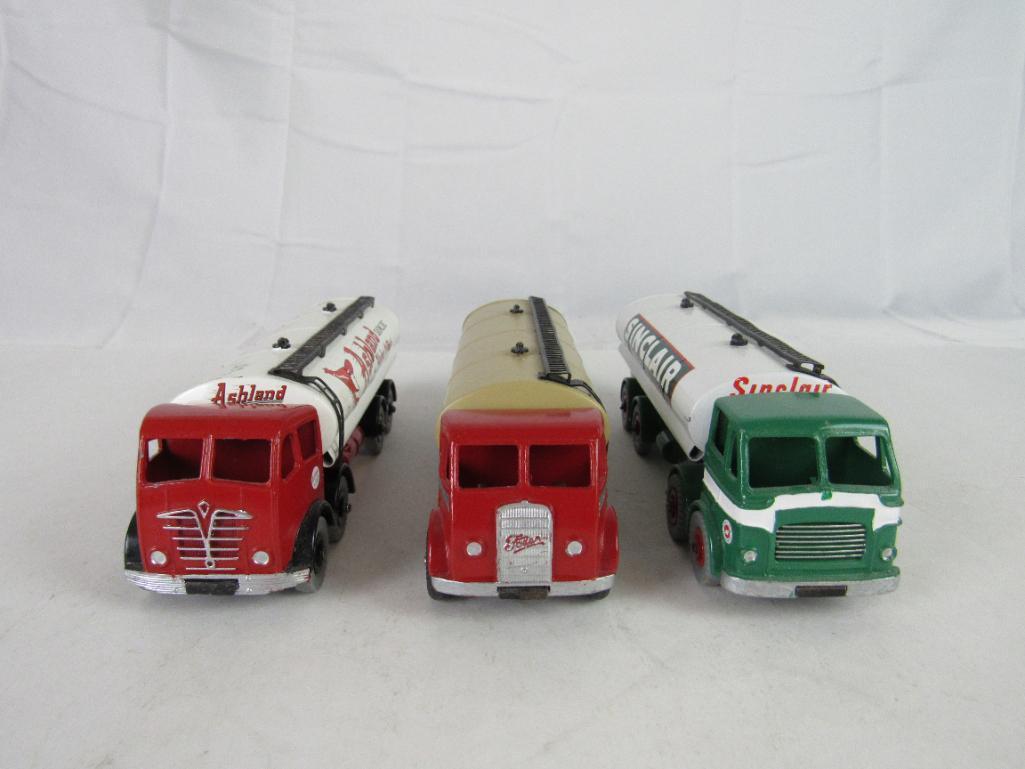 Lot (3) Vintage Dinky Super Toys Foden Gasoline Tanker Trucks