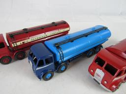 Lot (3) Vintage Dinky Super Toys Foden Gasoline Tanker Trucks