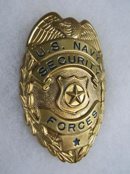 Dated 2010 US Navy Security Forces Badge