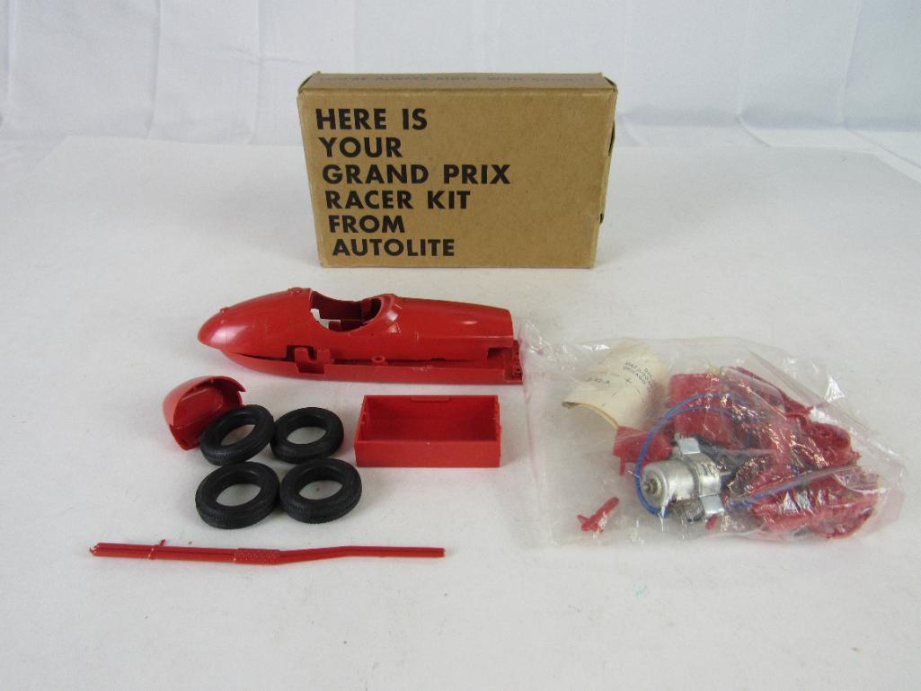 Vintage 1964 Autolite Promotional Motorized Race Car Premium in Orig. Box