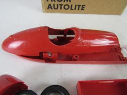 Vintage 1964 Autolite Promotional Motorized Race Car Premium in Orig. Box